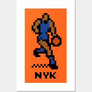 8-Bit Basketball - New York Posters and Art